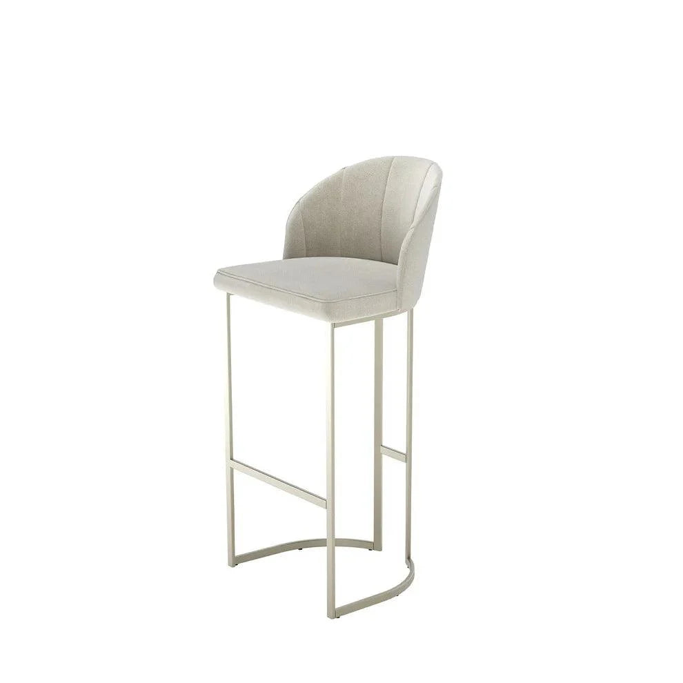 Banqueta Alta de Aço Estofada Beverly