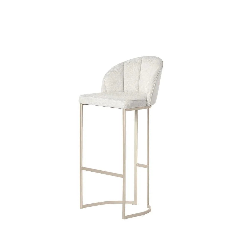 Banqueta Alta de Aço Estofada Beverly