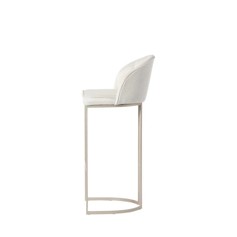 Banqueta Alta de Aço Estofada Beverly