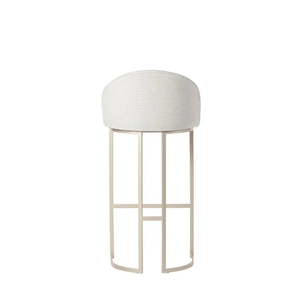 Banqueta Alta de Aço Estofada Beverly