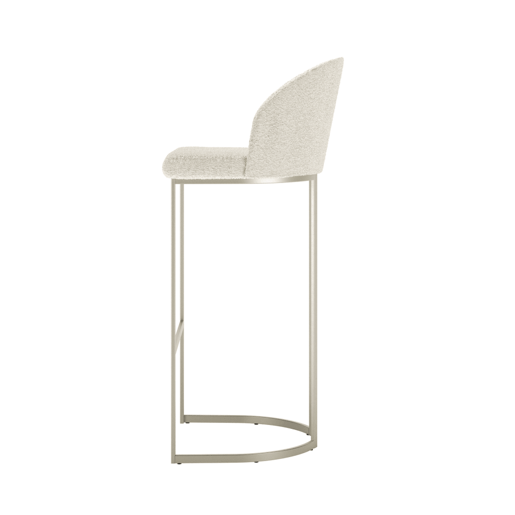 Banqueta Alta de Aço Estofada Beverly