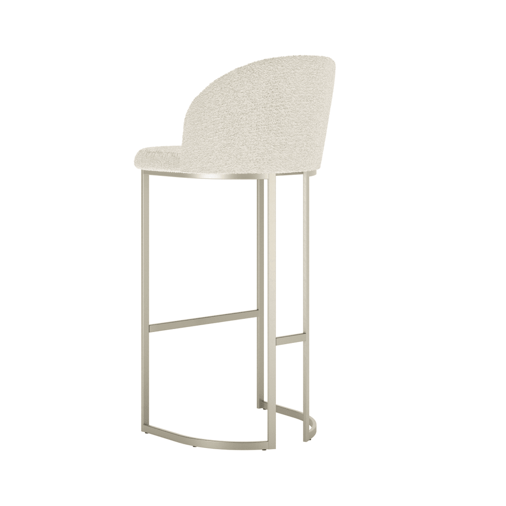 Banqueta Alta de Aço Estofada Beverly