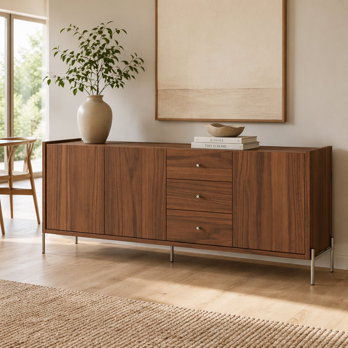 Buffet 3 Portas 3 Gavetas Jasper 185cm