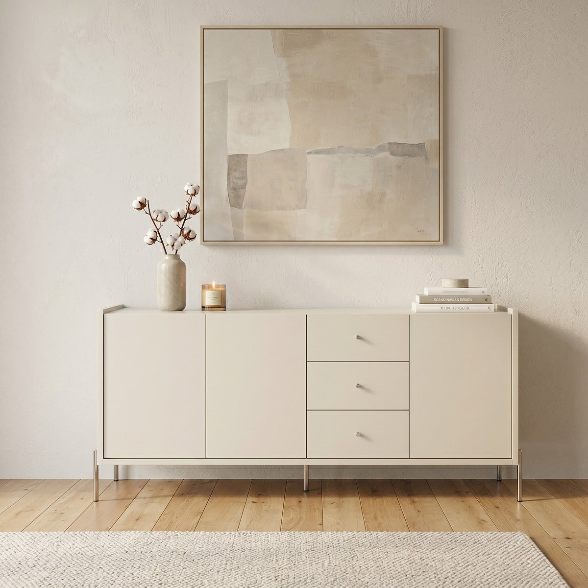 Buffet 3 Portas 3 Gavetas Jasper 185cm