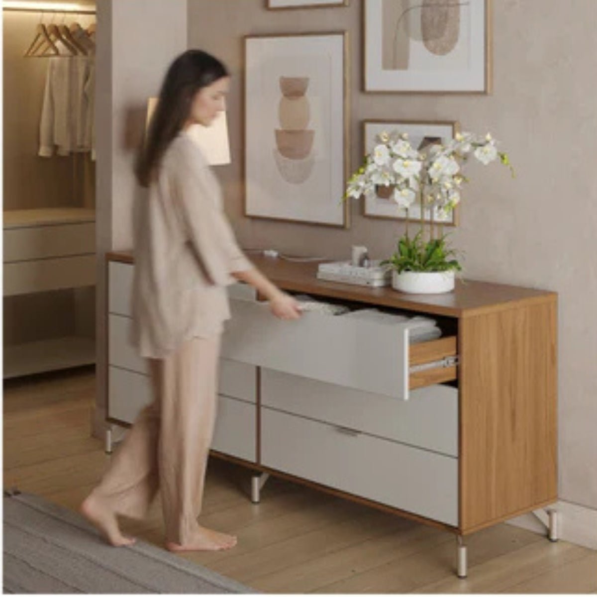 Cômoda 6 Gavetas Glow 178cm