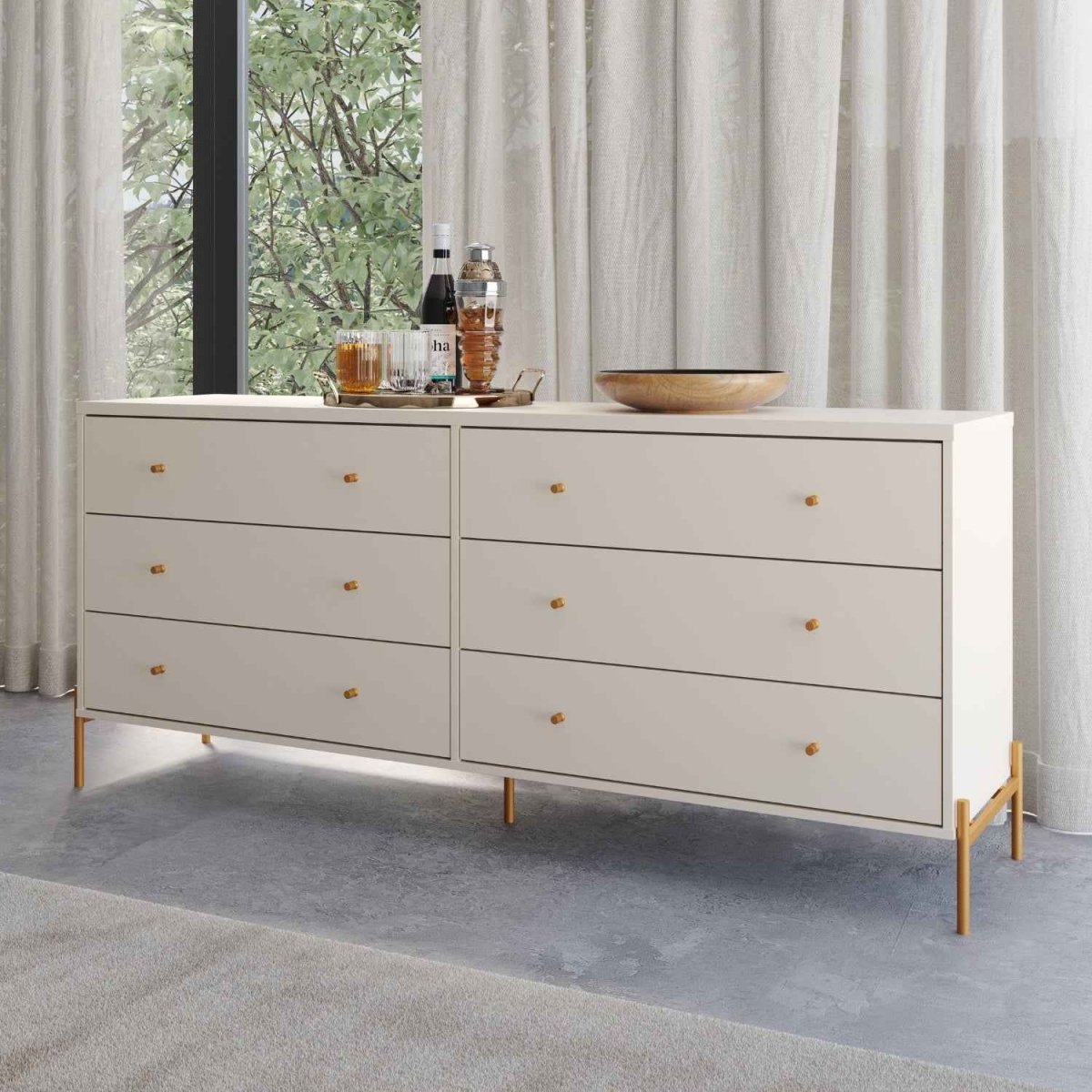 Cômoda 6 Gavetas Jasper 182cm