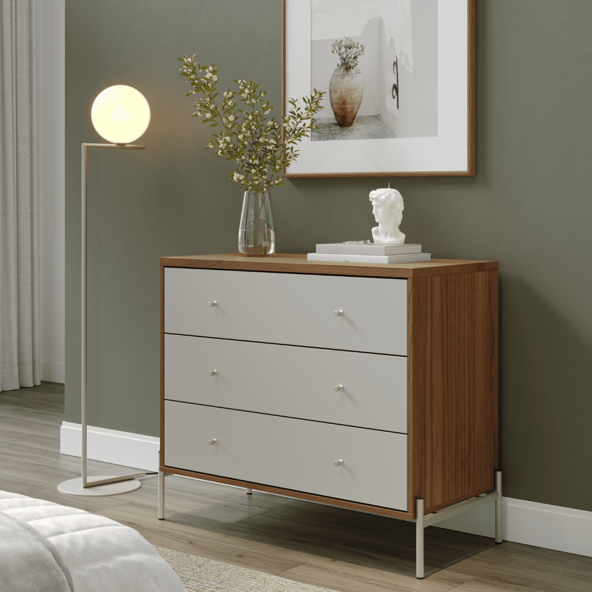 Cômoda com 3 Gavetas Jasper 94cm