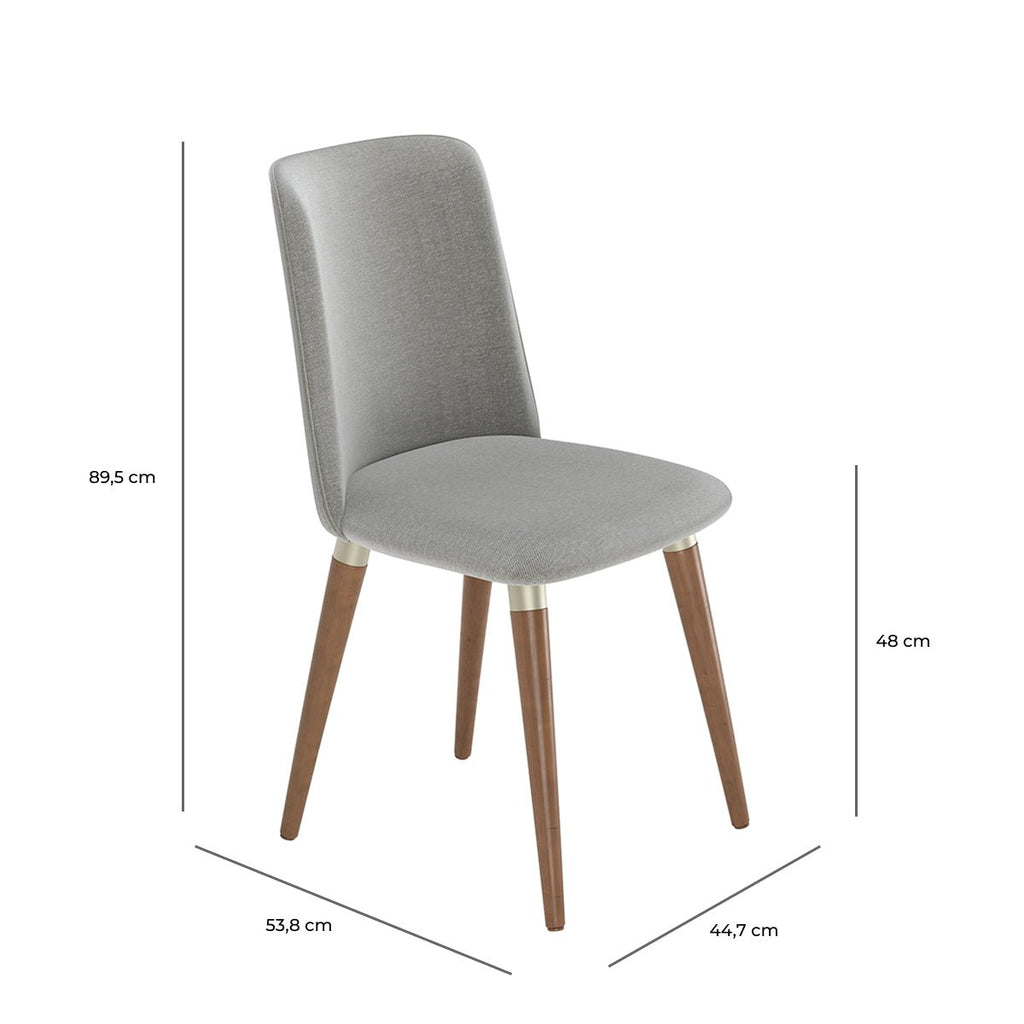 Conjunto de Jantar Mesa Retangular Harmony 6 Cadeiras Dakota