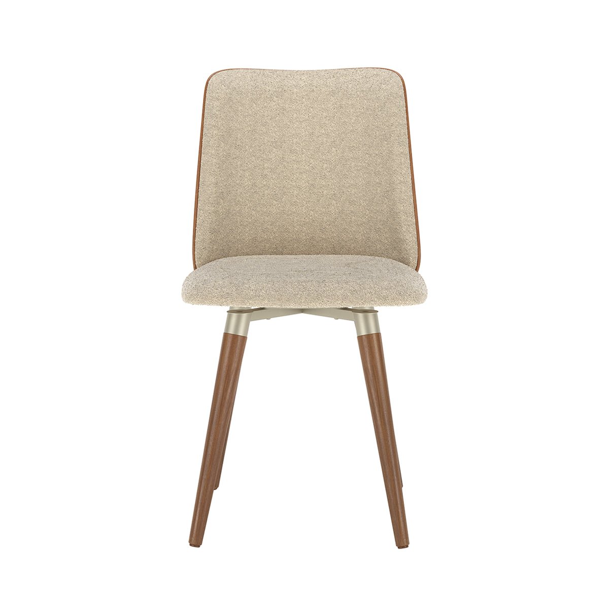 Conjunto de Jantar Mesa Retangular com Vidro Lintz 6 Cadeiras Dakota
