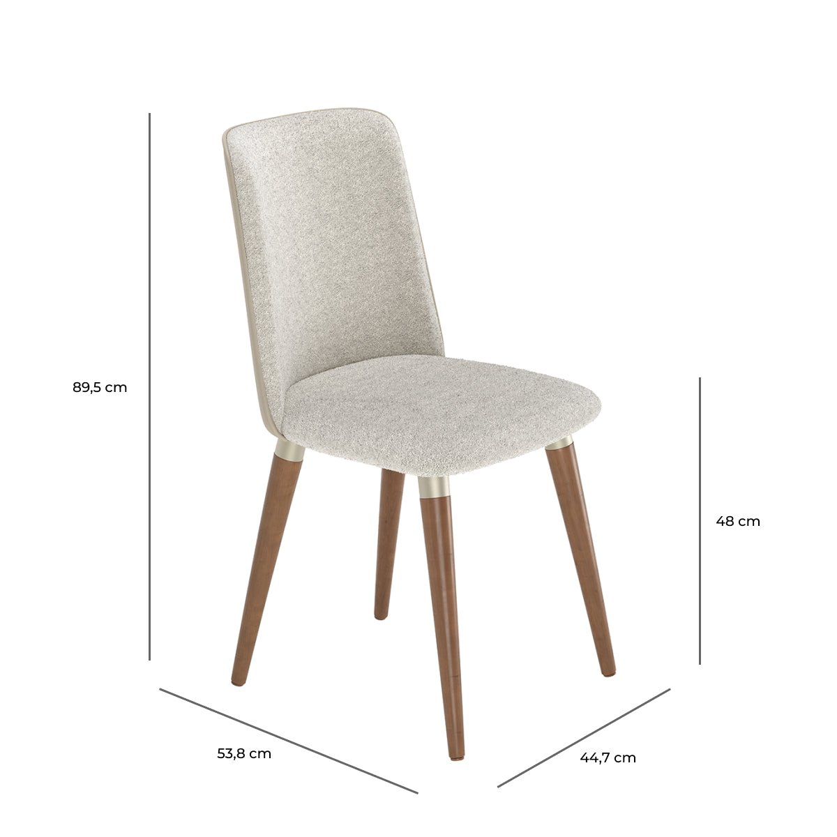 Conjunto de Jantar Mesa Retangular Harmony 6 Cadeiras Dakota