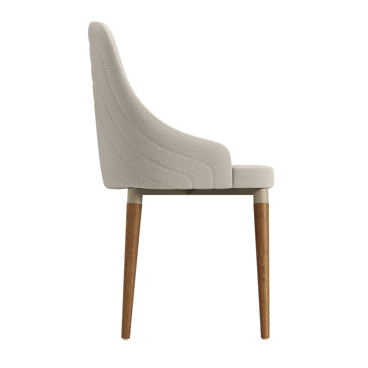 Conjunto de Jantar Mesa Retangular com Vidro Donatella 8 Cadeiras Evelyn