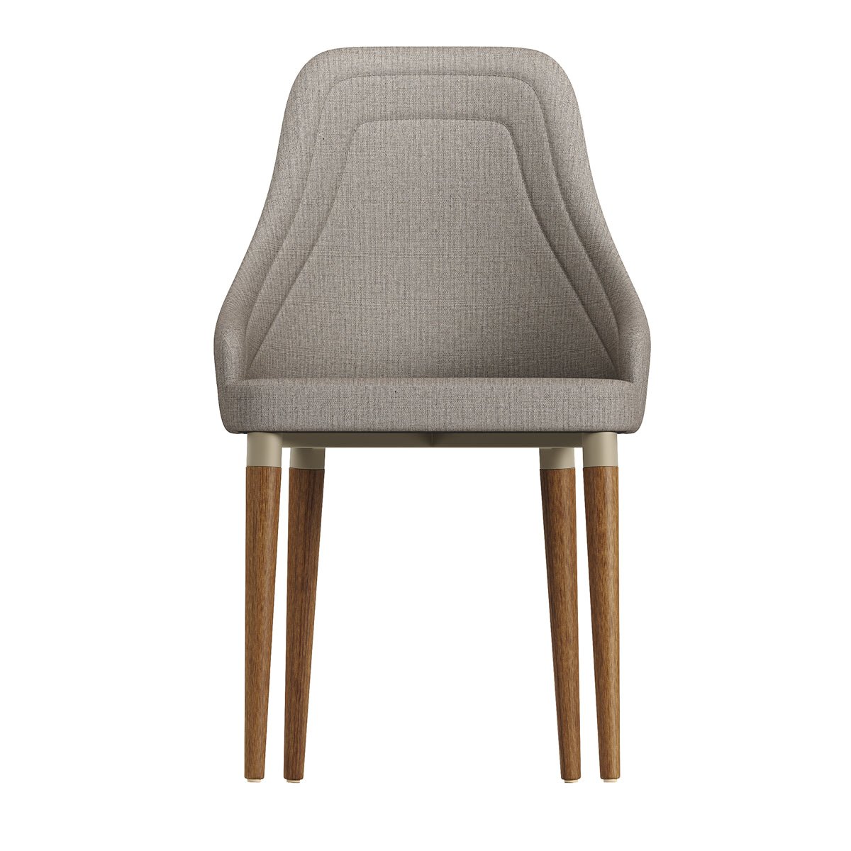 Conjunto de Jantar Mesa Retangular com Vidro Donatella 8 Cadeiras Evelyn