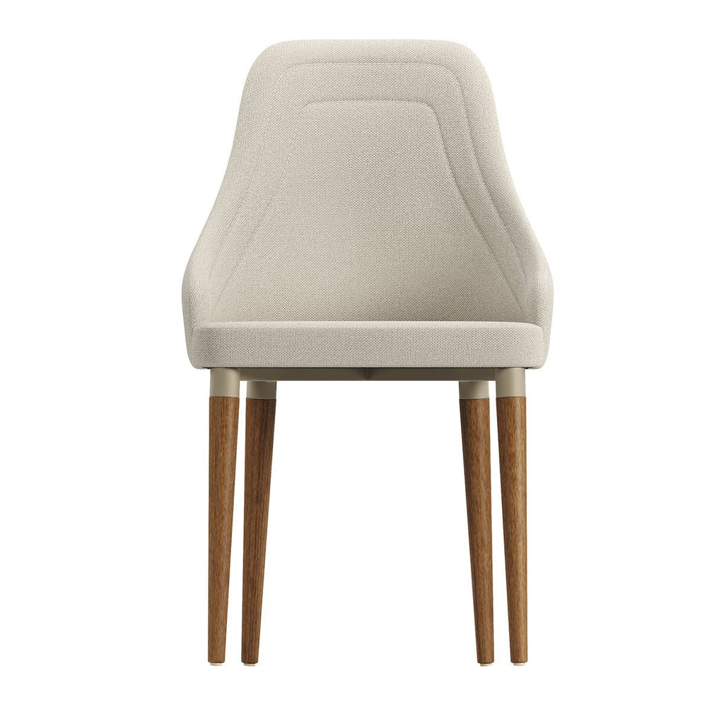 Conjunto de Jantar Mesa Retangular com Vidro Donatella 8 Cadeiras Evelyn