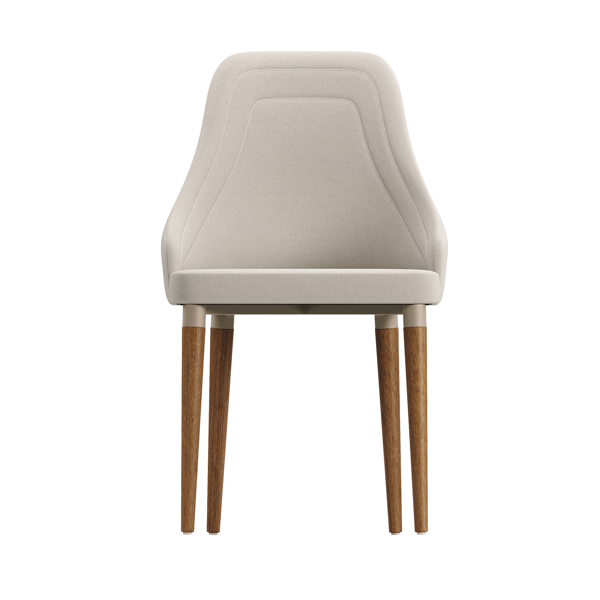Conjunto de Jantar Mesa Retangular com Vidro Donatella 6 Cadeiras Evelyn