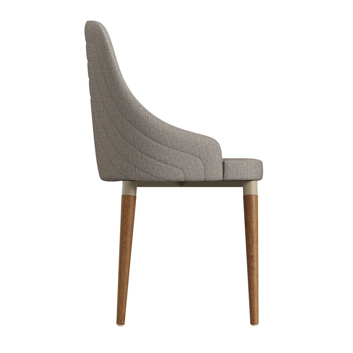 Conjunto de Jantar Mesa Retangular com Vidro Donatella 8 Cadeiras Evelyn