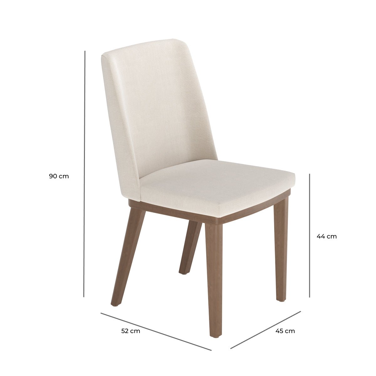Conjunto de Jantar Mesa Retangular com Vidro Donatella 6 Cadeiras Kalina