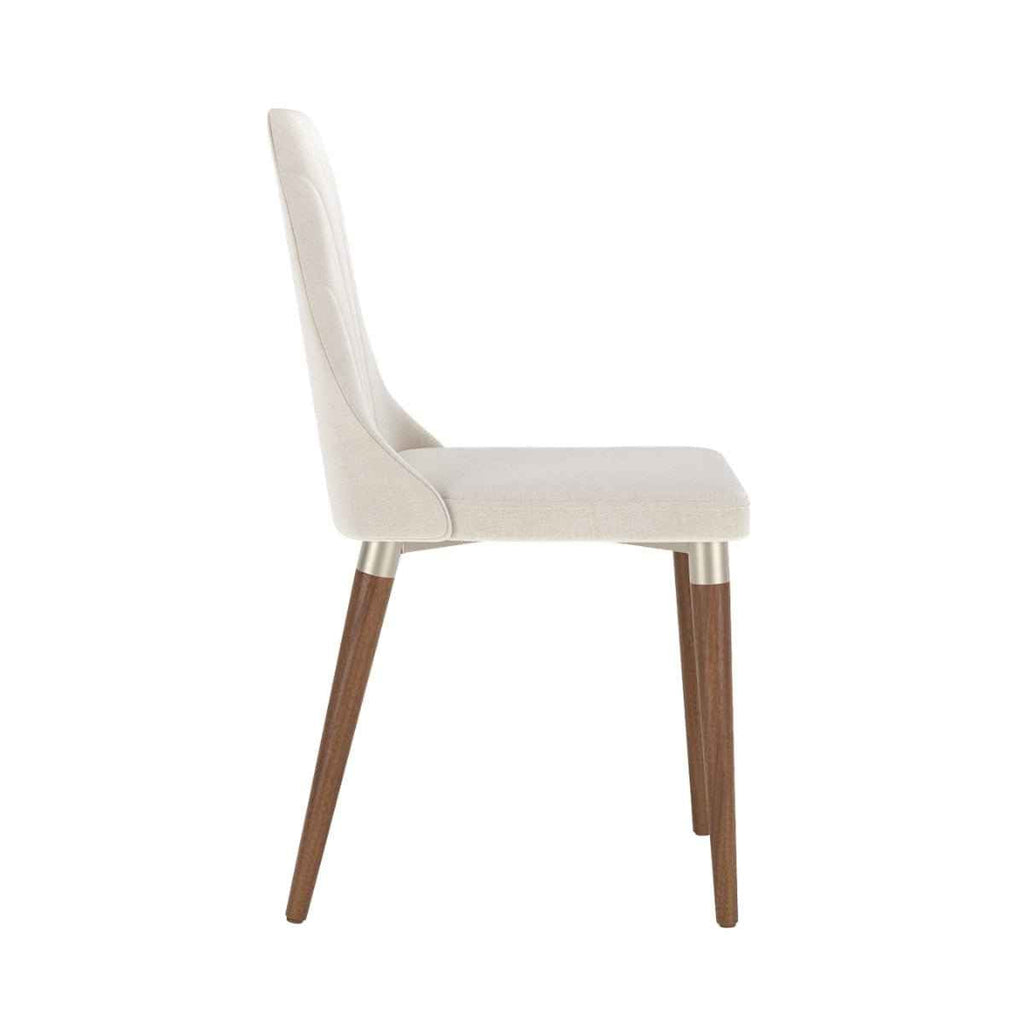 Conjunto de Jantar Mesa Retangular com Vidro Addar 4 Cadeiras Loren