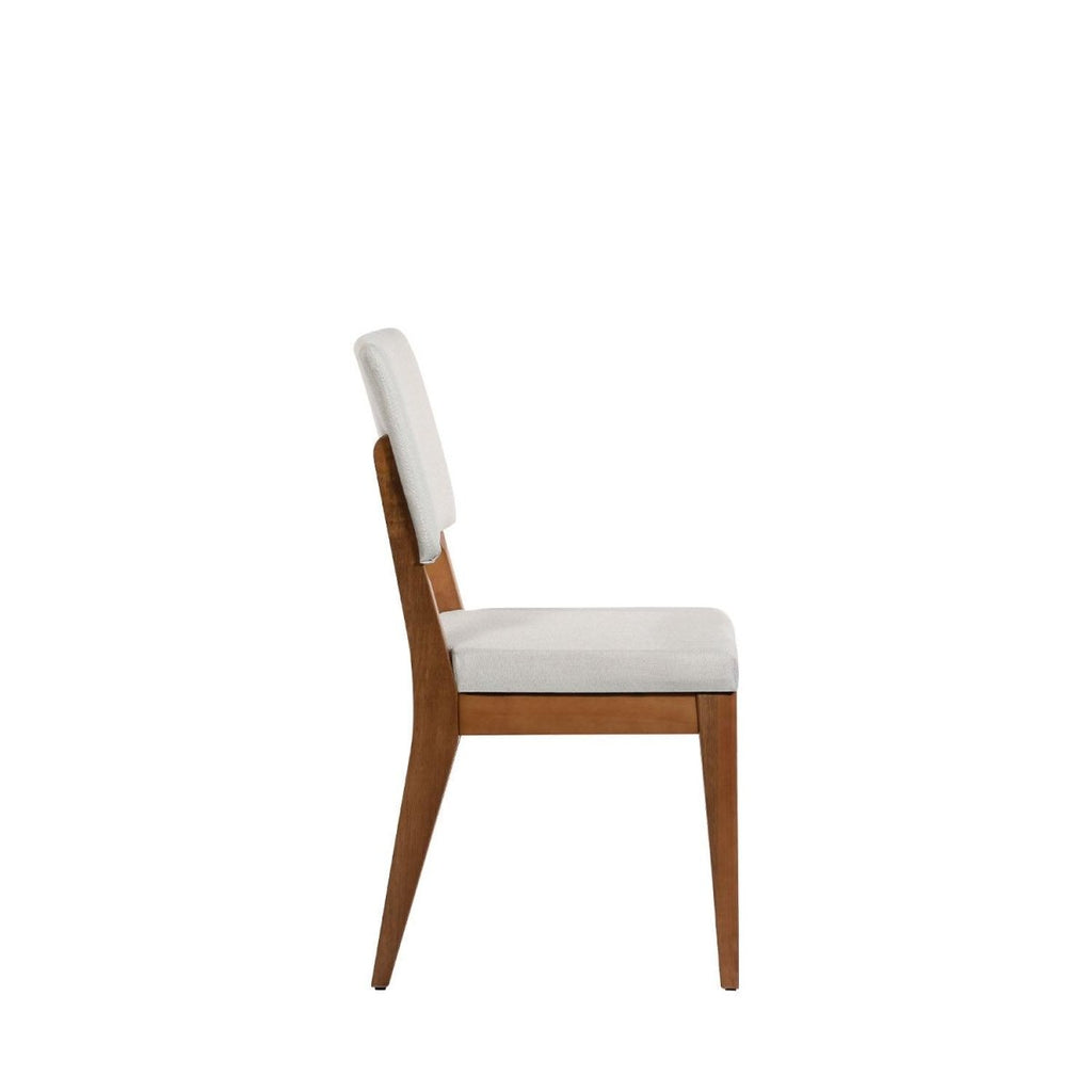 Conjunto de Jantar Mesa Retangular com Vidro Avena 6 Cadeiras New Ella