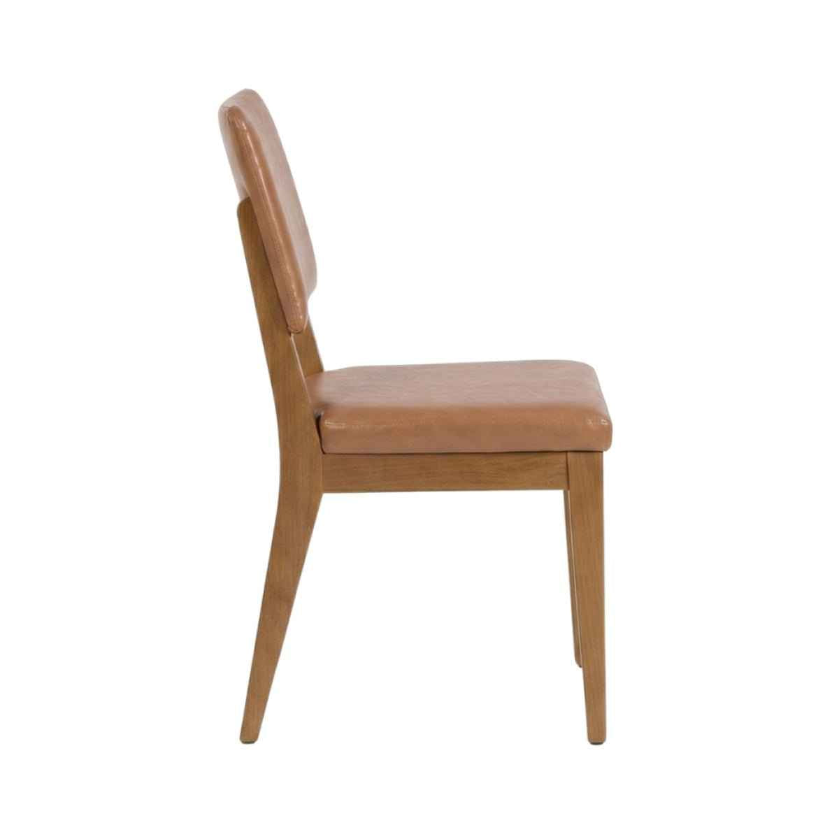 Conjunto de Jantar Mesa Redonda com Vidro Bennett 4 Cadeiras New Ella
