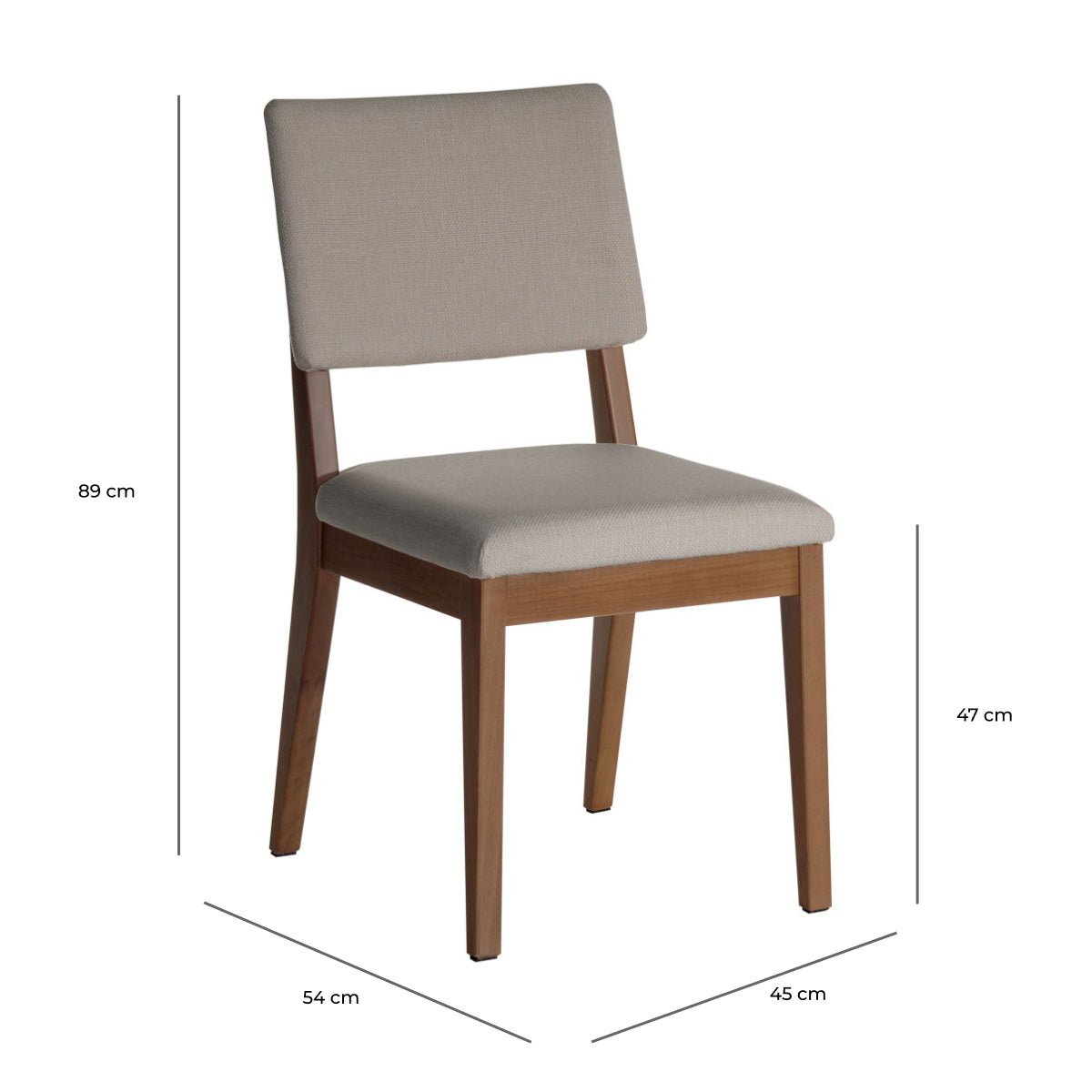 Conjunto de Jantar Mesa Retangular com Vidro Avena 6 Cadeiras New Ella