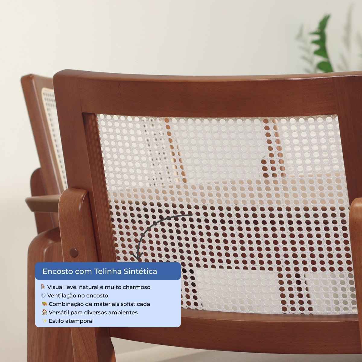 Conjunto de Jantar Mesa Retangular com Vidro Bennett 4 Cadeiras Saga