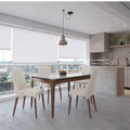 Conjunto de Jantar Mesa Retangular com Vidro Addar 4 Cadeiras Loren