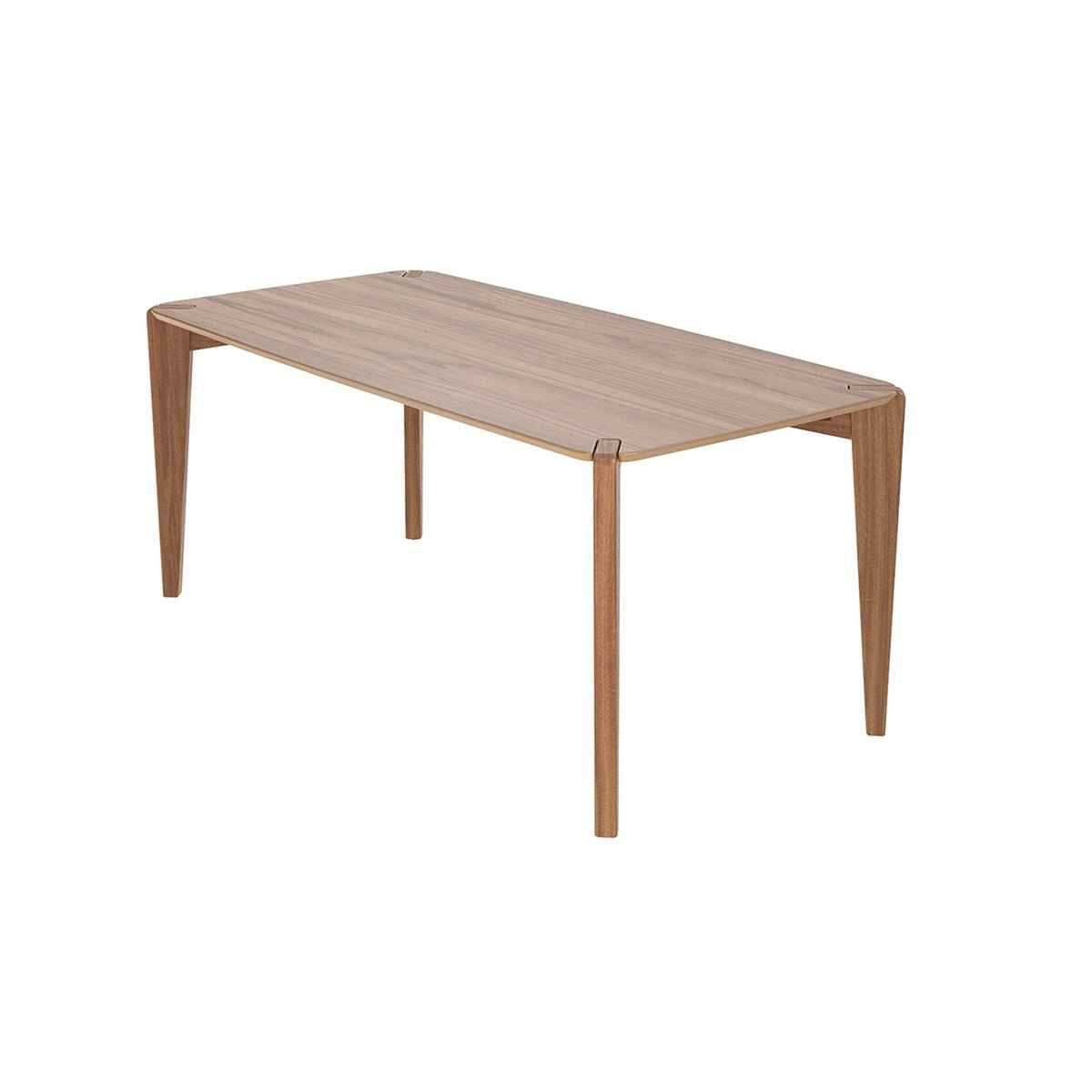 Conjunto de Jantar Mesa Retangular Harmony 6 Cadeiras Giratórias Dakota