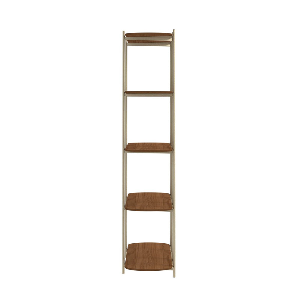 Estante 5 Prateleiras Aço com MDF Enya 180cm