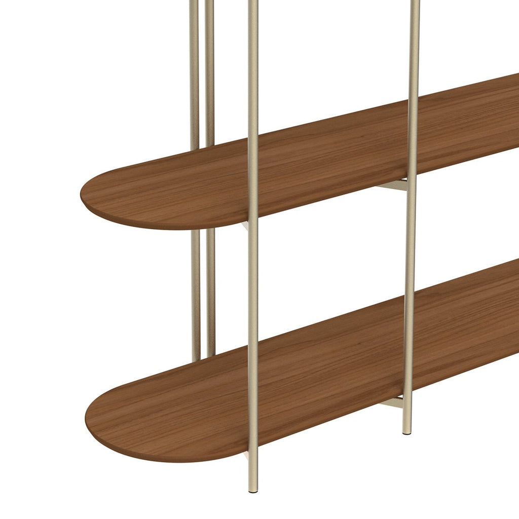 Estante 5 Prateleiras Aço com MDF Enya 180cm