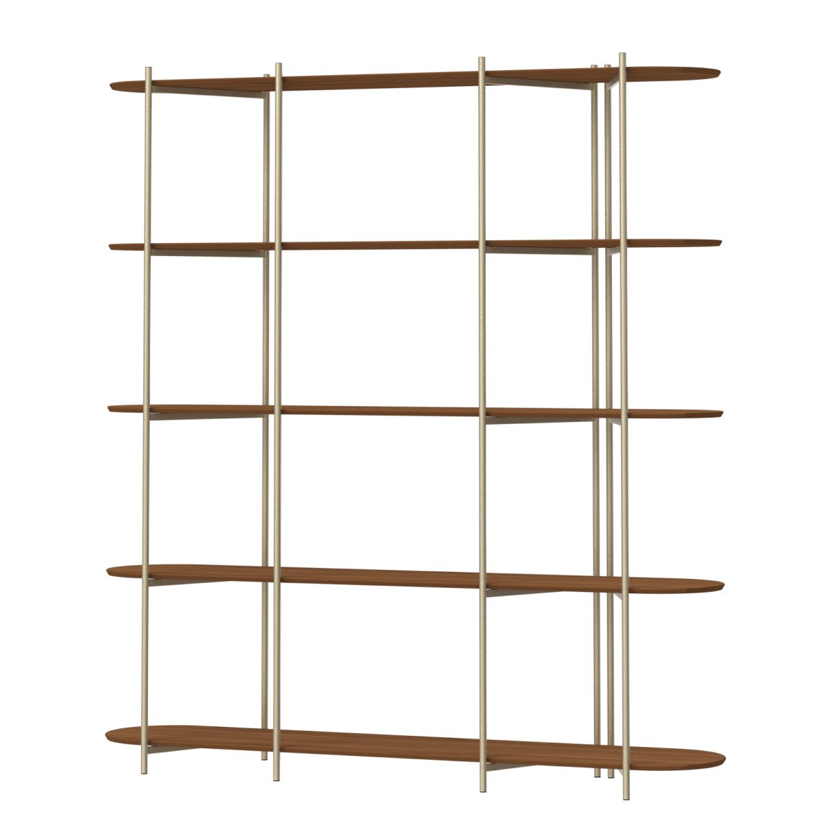 Estante 5 Prateleiras Aço com MDF Enya 180cm