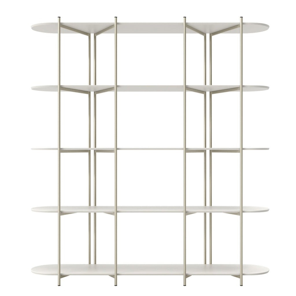 Estante 5 Prateleiras Aço com MDF Enya 180cm