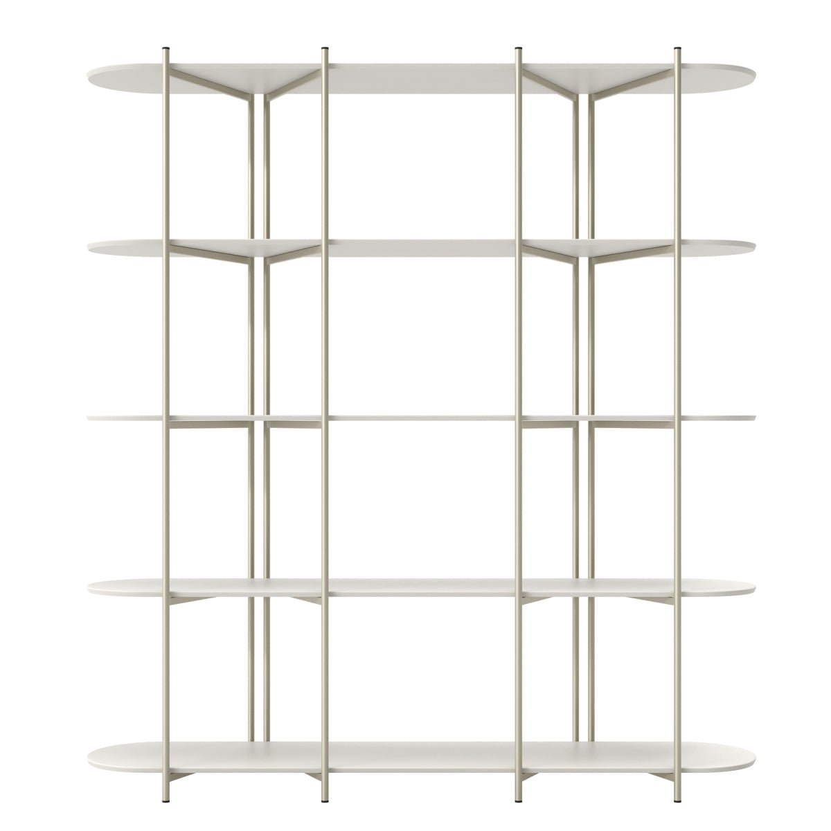 Estante 5 Prateleiras Aço com MDF Enya 180cm