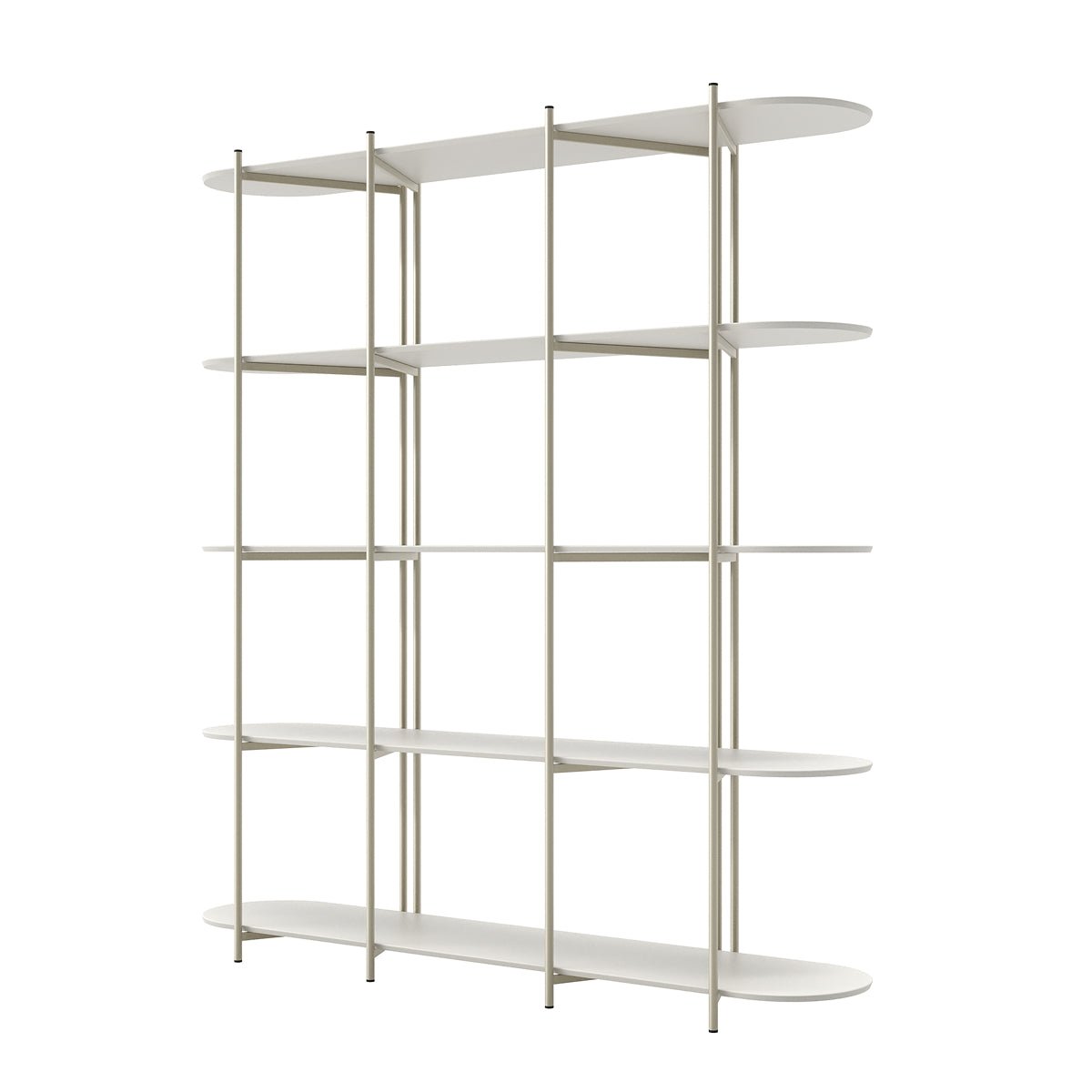 Estante 5 Prateleiras Aço com MDF Enya 180cm