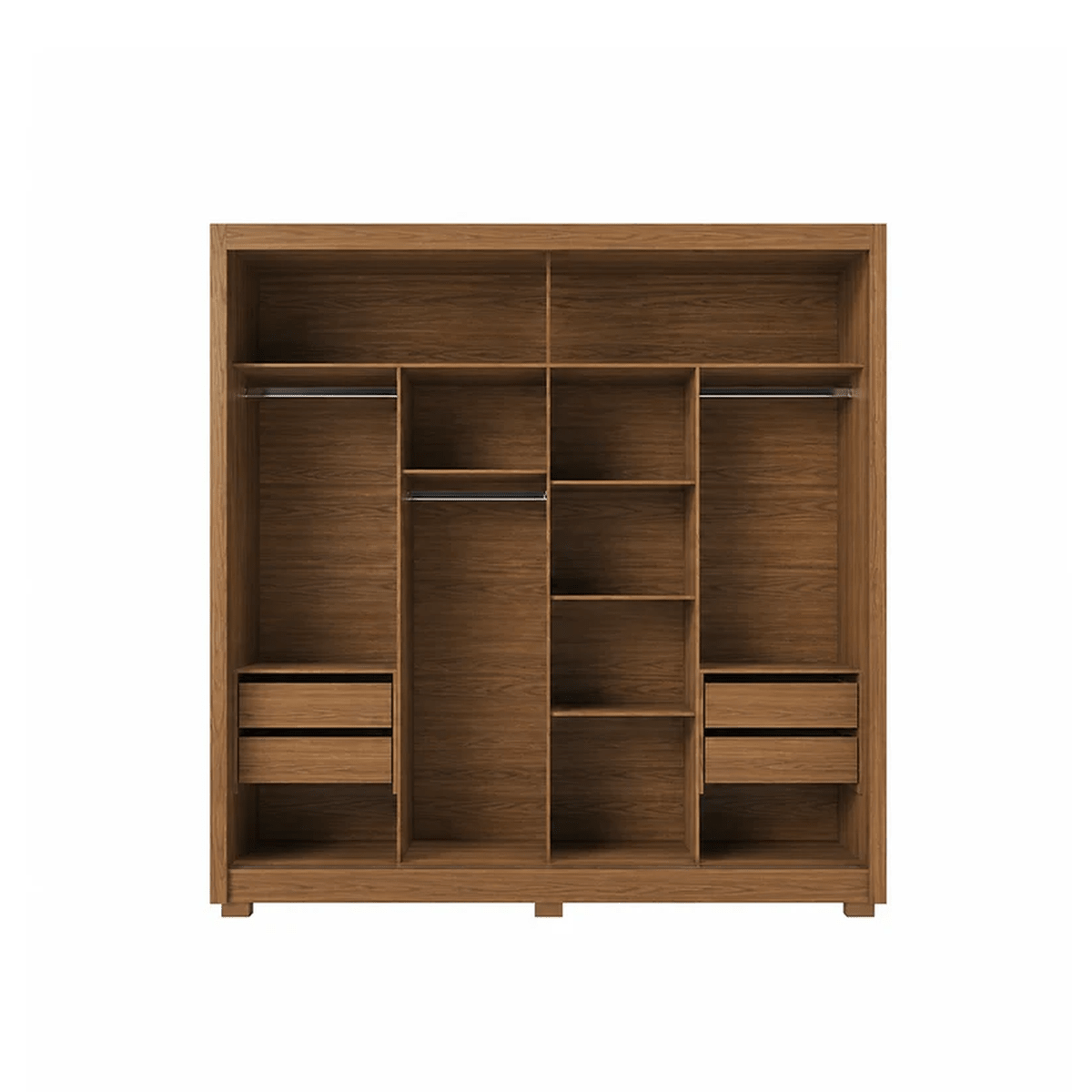 Guarda-Roupa Casal 2 Portas de Correr com Espelho Soho 238cm