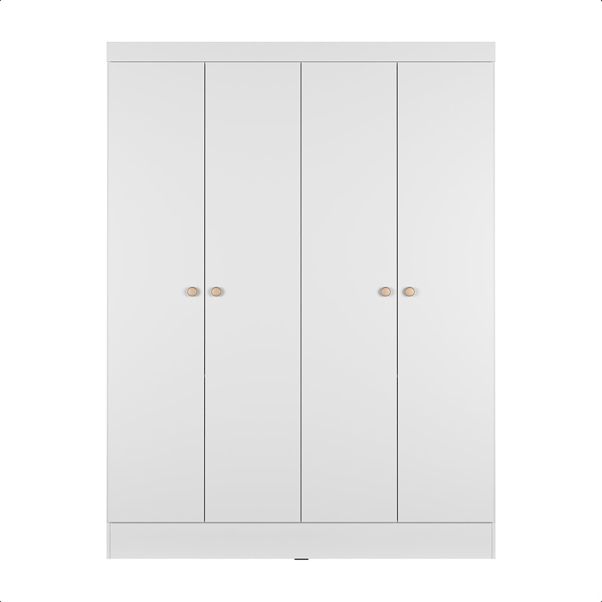 Guarda-Roupa Solteiro 4 Portas 5 Nichos Renzo 135cm