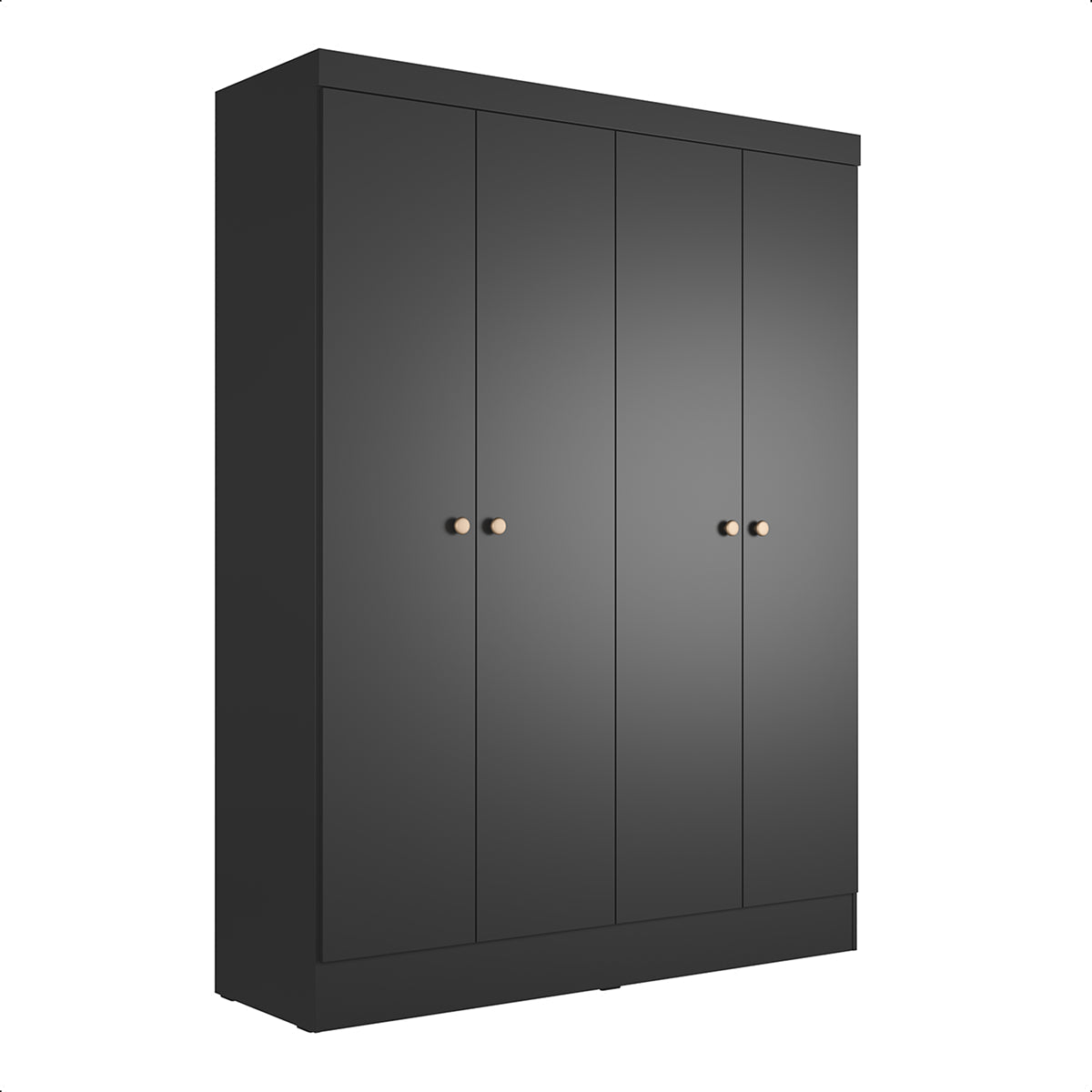 Guarda-Roupa Solteiro 4 Portas 5 Nichos Renzo 135cm