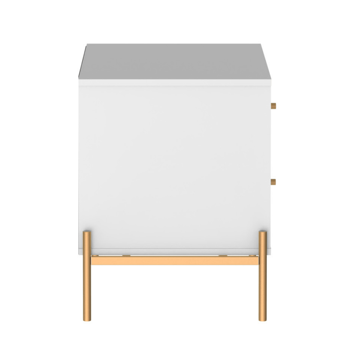 Mesa de Cabeceira com 2 Gavetas Jasper 64 cm