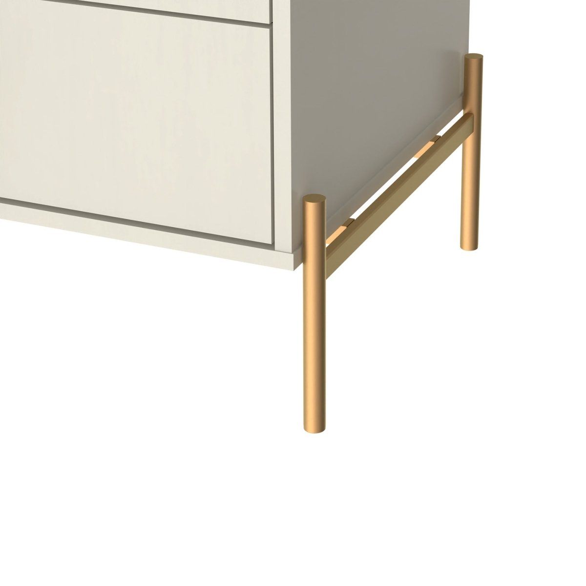 Mesa de Cabeceira com 2 Gavetas Jasper 64 cm
