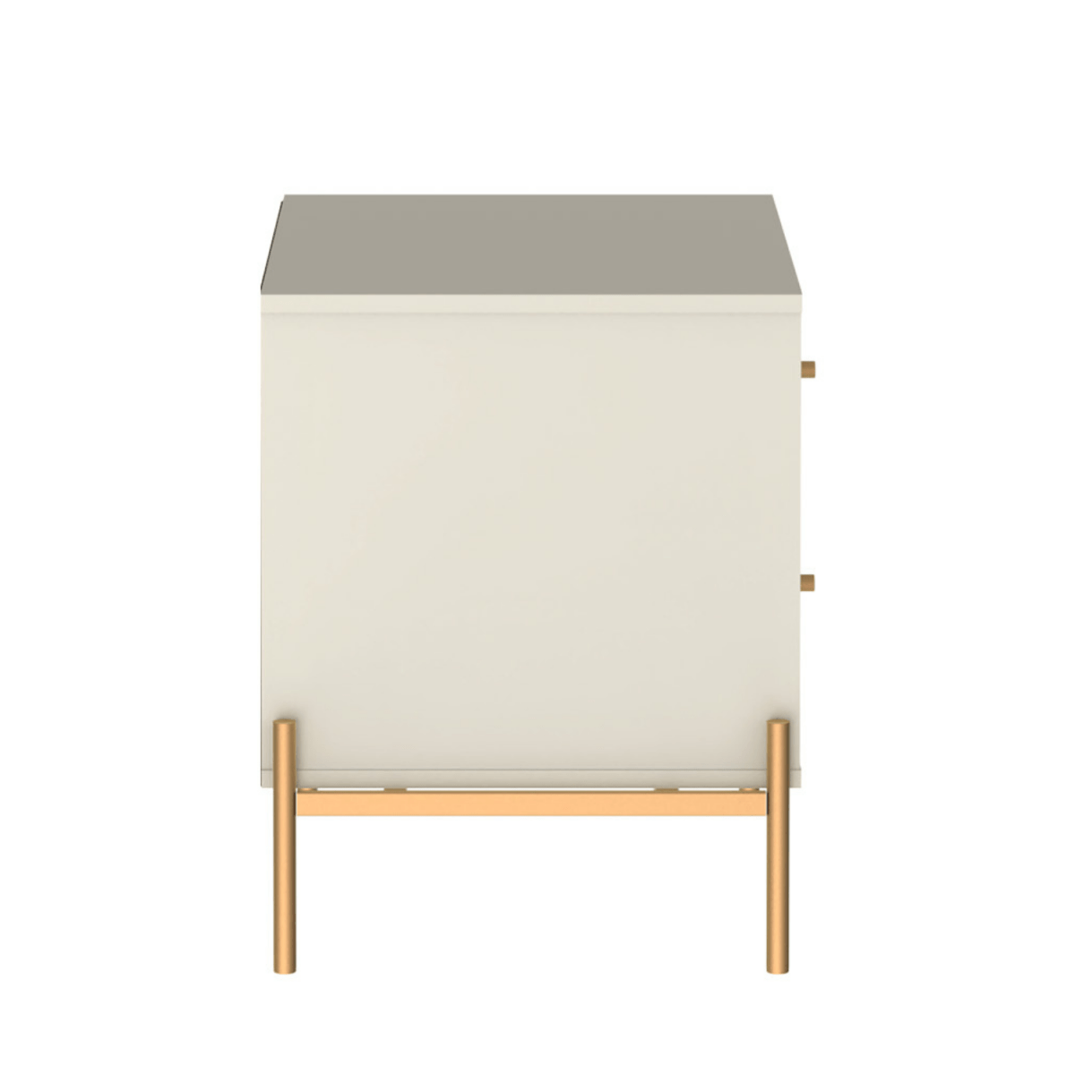 Mesa de Cabeceira com 2 Gavetas Jasper 64 cm