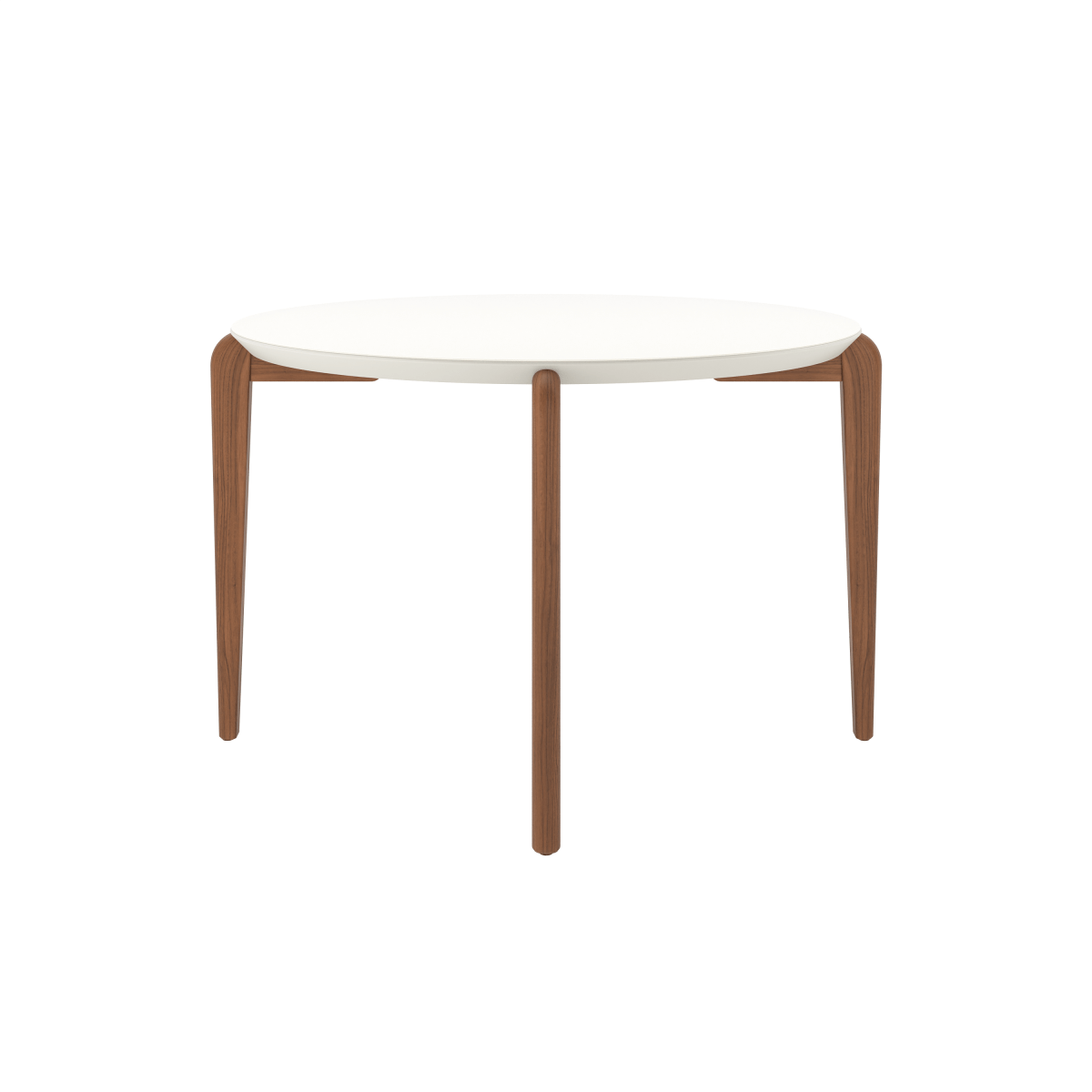 Conjunto de Jantar Mesa Redonda com Vidro Donatella 4 Cadeiras Kalina