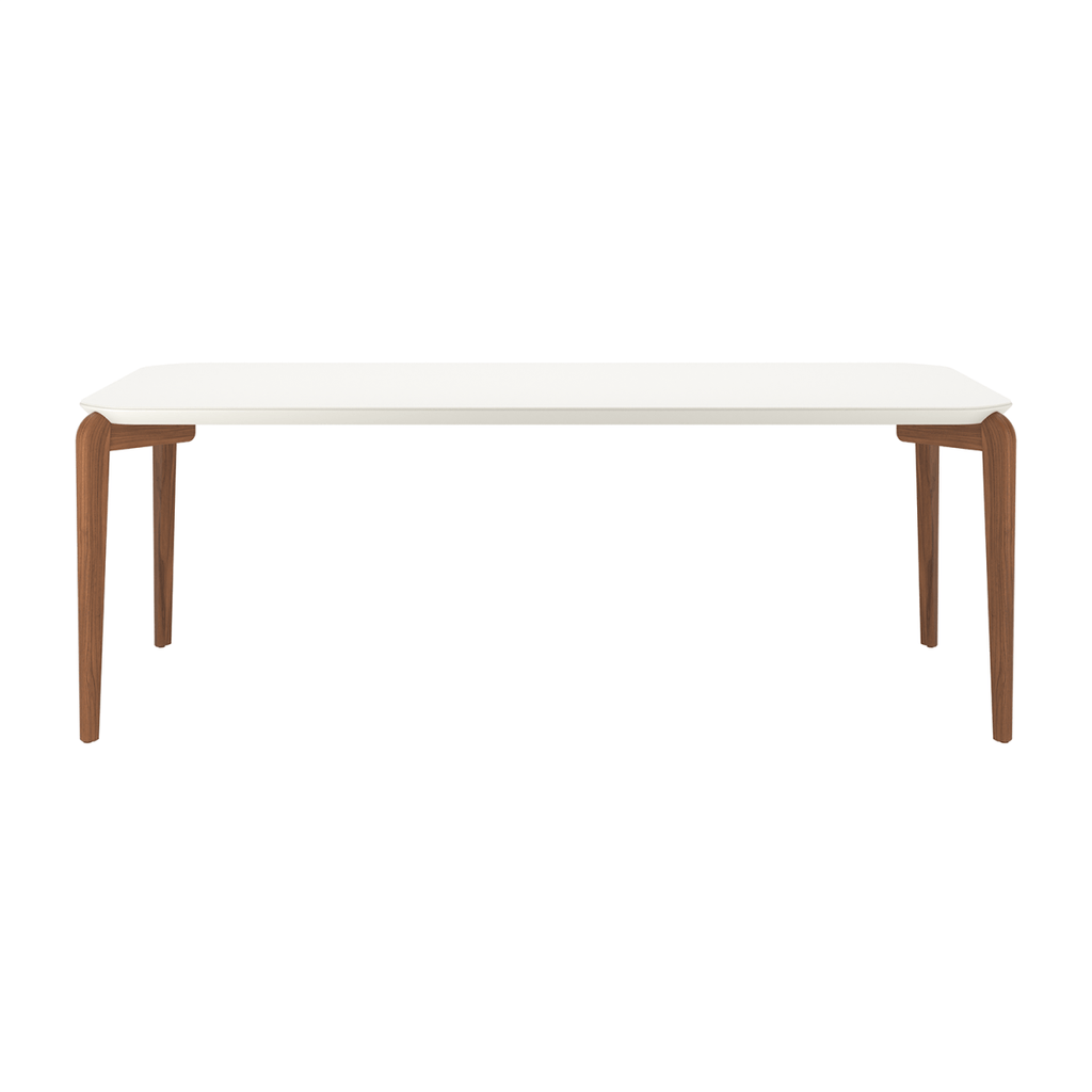 Conjunto de Jantar Mesa Retangular com Vidro Donatella 8 Cadeiras Kalina