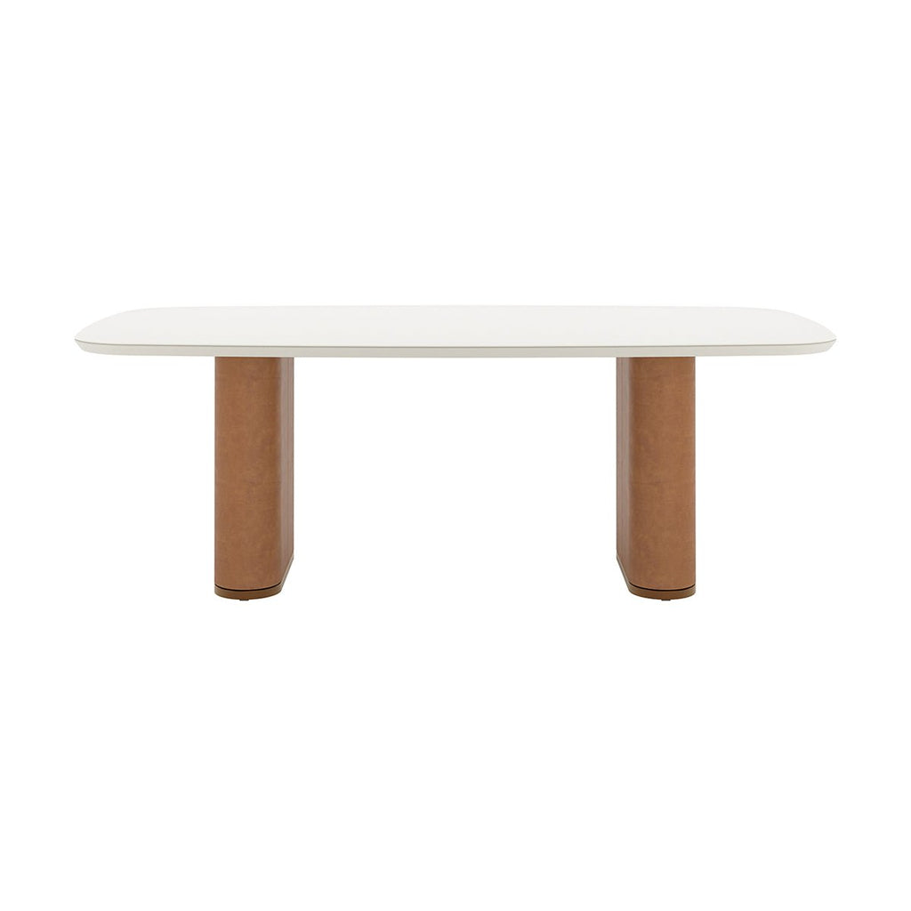 Conjunto de Jantar Mesa Retangular com Vidro Lintz 6 Cadeiras Dakota