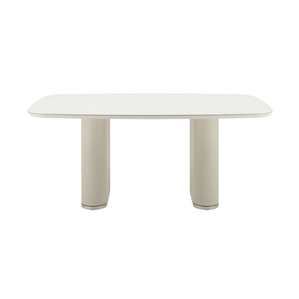 Conjunto de Jantar Mesa Retangular com Vidro Lintz 6 Cadeiras Dakota