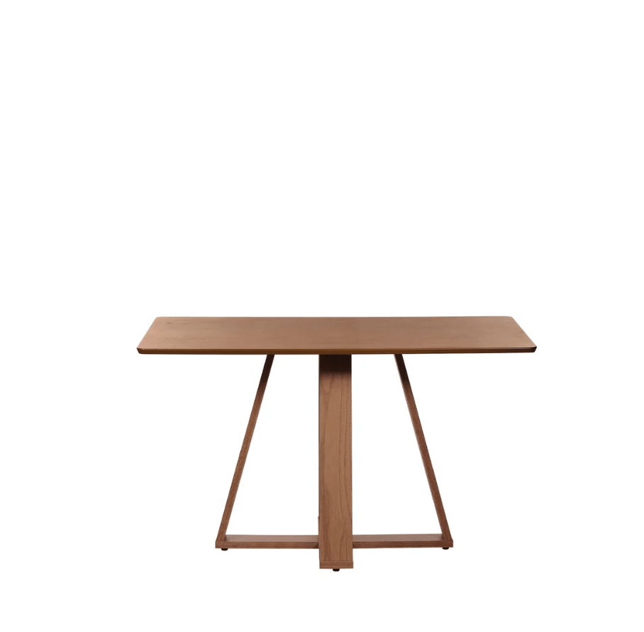 Mesa de Jantar Retangular para 4 Lugares Avena 135cm Canella