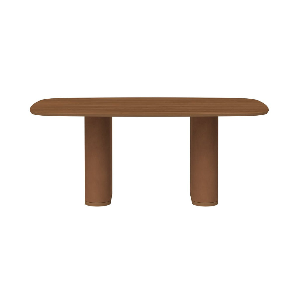 Conjunto de Jantar Mesa Retangular com Vidro Lintz 6 Cadeiras Dakota