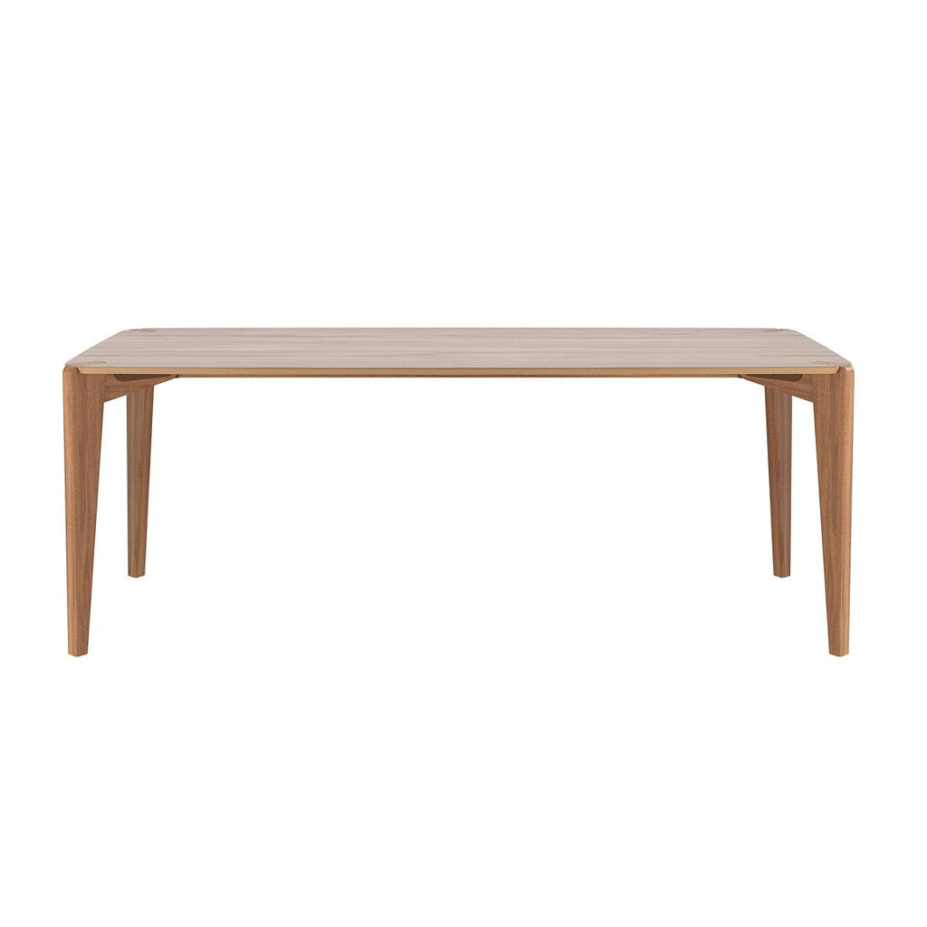 Mesa de Jantar Retangular para 8 Lugares Harmony 219cm Natural com Canella