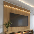 Painel para TV até 85 Polegadas com Prateleira e LED 100% MDF Neon Float 215cm