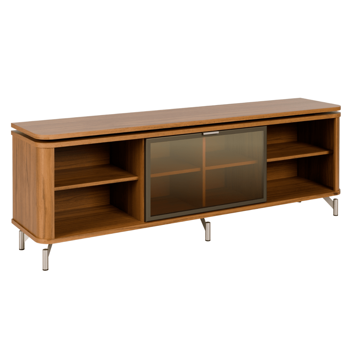 Rack para TVs até 75 Polegadas 100% MDF 1 Porta com Vidro Reflecta Lincoln Float 169cm